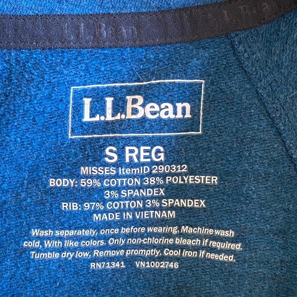 L.L. Bean I Cozy Pullover I Marine Blue Heather - Picture 3 of 16